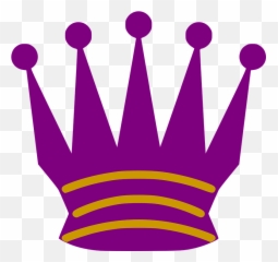 Crown Queen Chess - Transparent Piece Emoji