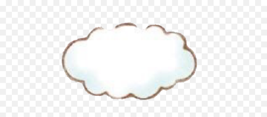 Cloud White Soft Messy Emojis - Circle,Messy Emoji