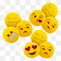 13 Emoji Pillows - Smiley,Oh Well Emoji
