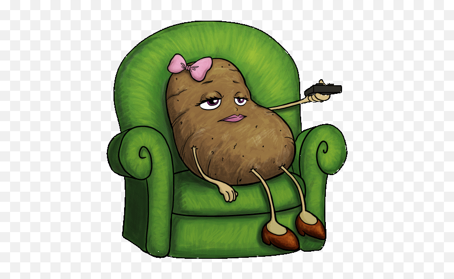 Couch Potato Transparent Png Clipart - Couch Potato Lazy Cartoon Emoji,Couch Potato Emoji