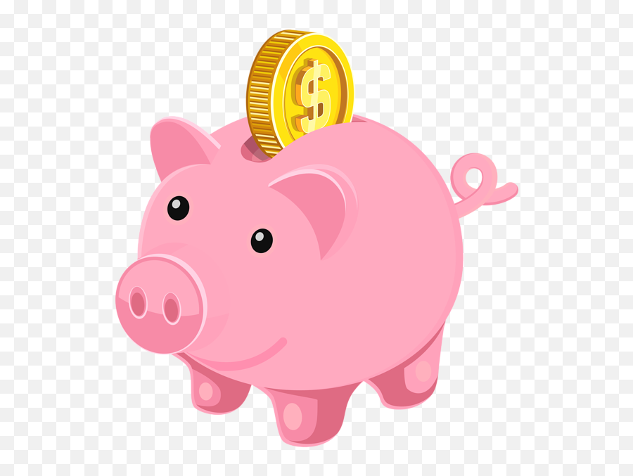 Saving Money Piggy Bank Clipart - Piggy Bank Clipart Png Emoji,Piggy Bank Emoji