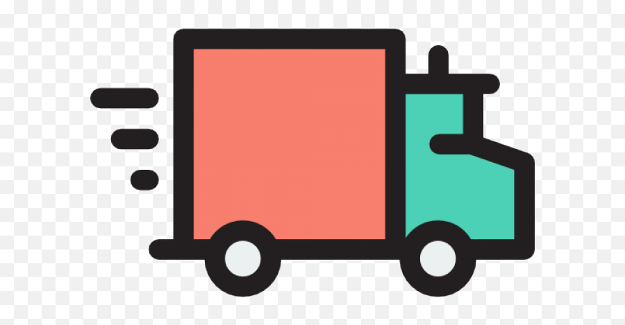 Truck Clipart Transparent Background - Delivery Trucks Icon Png Emoji,Moving Truck Emoji