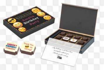 Theme Birthday Return Gifts - Chocolate Invitation For Kids Emoji,Emoji Arabian Nights