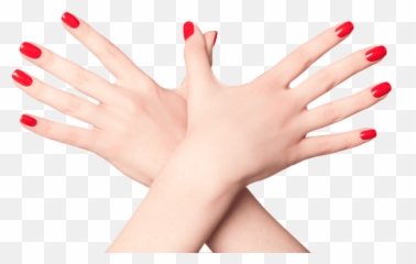 Free Png Nails Color Images Transparent - Polish Hand Emoji