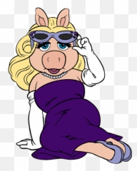 Miss Piggy Clipart Freeuse Png Files - Miss Piggy Muppets Cartoon Emoji,Miss Piggy Emoji