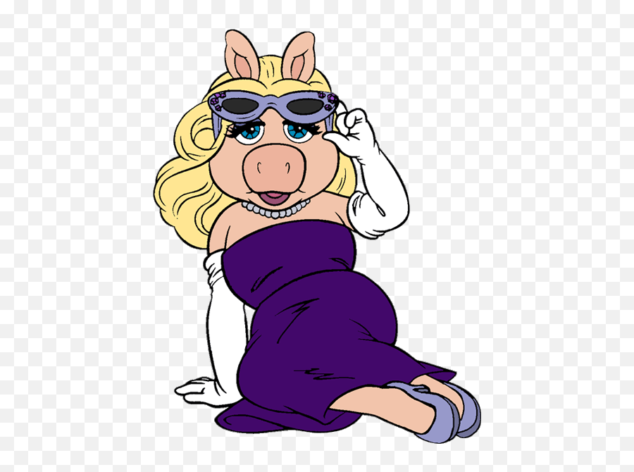 Miss Piggy Clipart Freeuse Png Files - Miss Piggy Muppets Cartoon Emoji,Miss  Piggy Emoji - free transparent emoji 