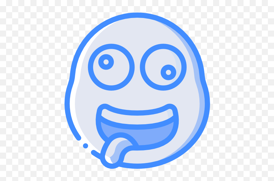 Crazy Icon At Getdrawings - Crazy Blue Icon Png Emoji,Crazy Emoticon