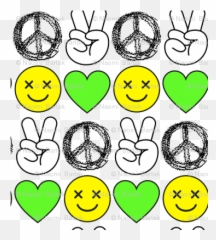 Fabric Wallpaper - Smiley Emoji