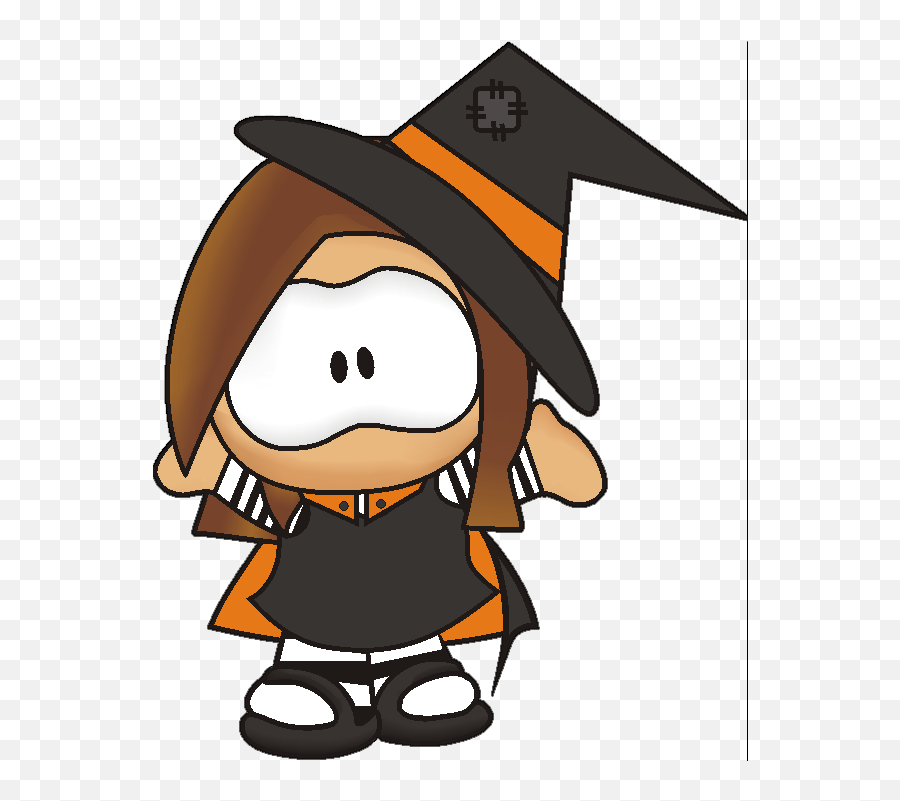 Tefa - Cartoon Halloween Girls Emoji,What Is The Emoji For Halloween Costume