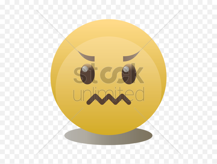 Annoyed Emoticon Vector Image - Emoticon Emoji,Annoyed Emoticon