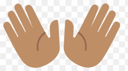 Medium Skin Tone Emoji - Open Hands