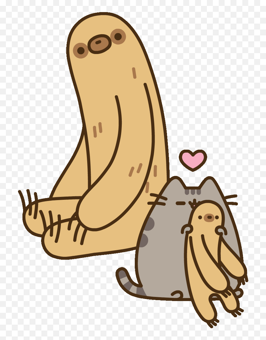 Clipart Pusheen Sloth - Pusheen Sloth Cartoon Emoji,Pusheen Cat Emoji