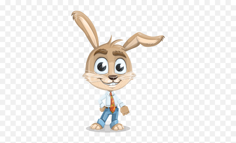 Animal Vector Cartoon Characters Graphicmama - Vector Rabbit Cartoon Character Emoji,Mouse Rabbit Hamster Emoji