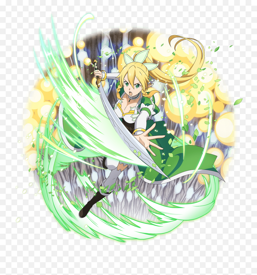 Sword Art - Together Forevermore Leafa Emoji,Sword Art Online Emojis