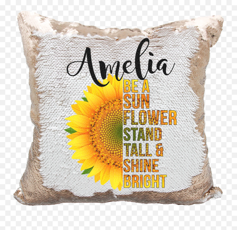 Handmade Personalized Be A Sunflower - Cushion Emoji,Happy Emoji Pillow