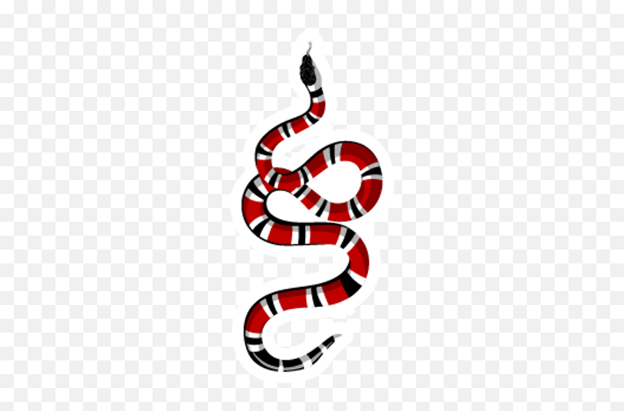 Gucci Snake Sticker - Sticker Mania Gucci Snake Logo Emoji,Snake Emoji