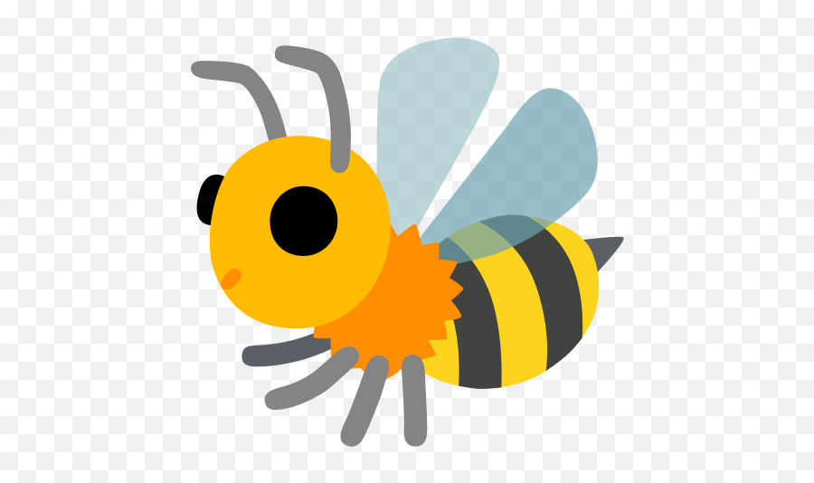 Honeybee Emoji - Emoji Abeja,Honey Emoji