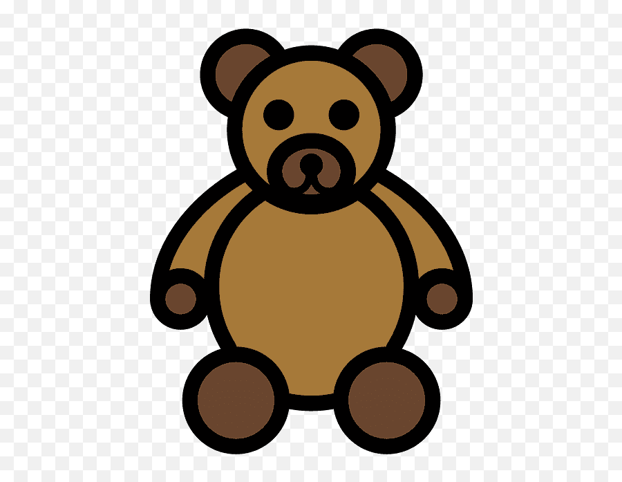 Teddy Bear Emoji Clipart - Teddy Bear Emoji,Teddy Bear Emoji