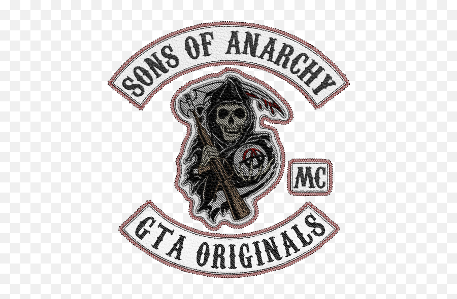 Sons Of Anarchy Patches - Sons Of Anarchy Png Emoji,Anarchy Emoji