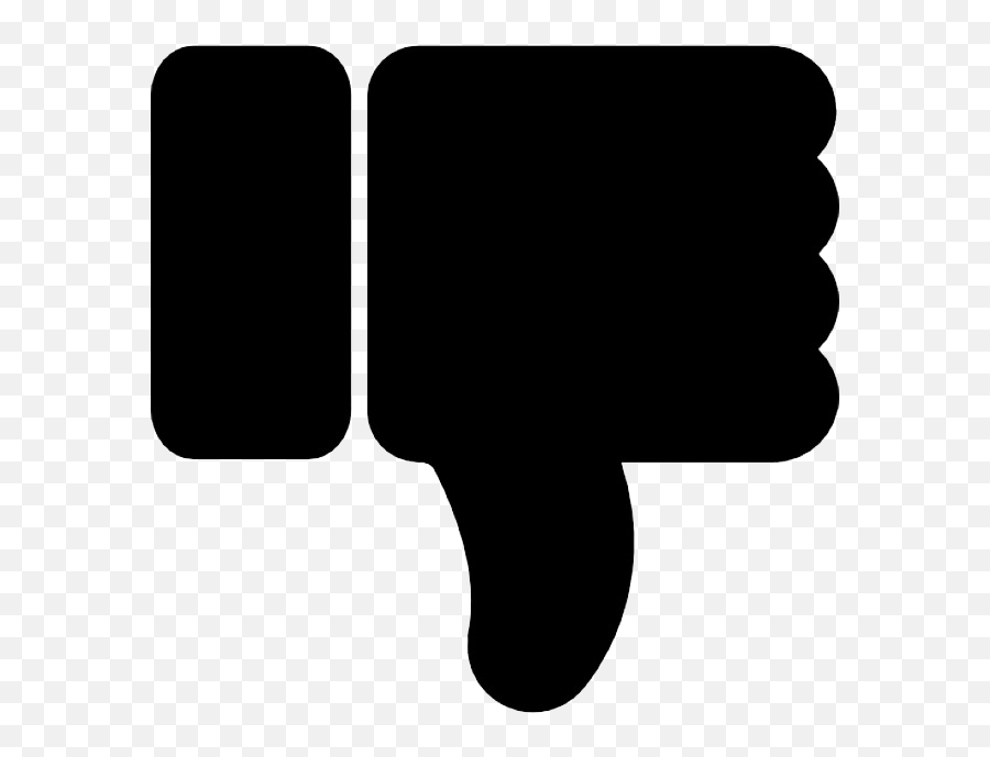 Dislike Png - Thumbs Down Icon Vector Clipart Full Size Thumbs Down Icon Free Emoji,Dislike Emoji
