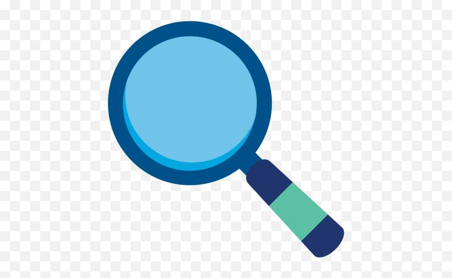 Magnifying Glass Tilted Left Emoji - Emoji,Emoji Magnifying Glass