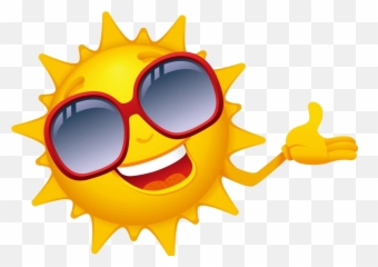 Cartoon Drawing Clip Art - Png Sun Wearing Sunglasses Emoji,Sun Emoticon