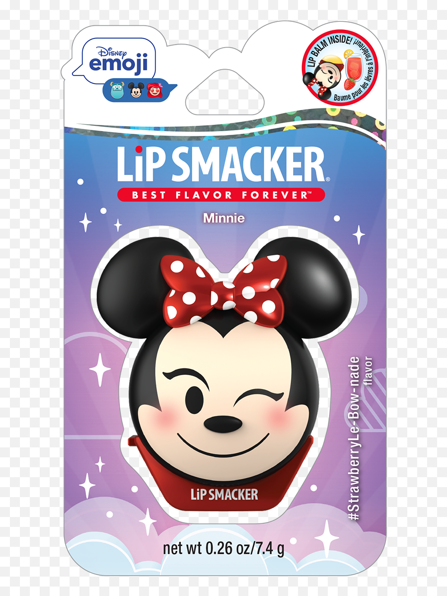 Bálsamo Labial Disney Emoji Minnie - Lip Smacker Emoji Minnie,Minnie Emoji