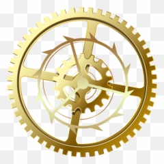 Gear Gears Steampunk Punk Metal Gold - Gold Gear Emoji,Gears Emoji