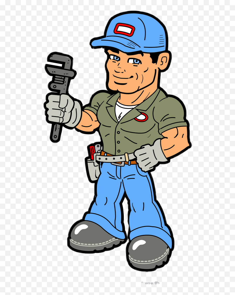 Largest Collection Of Free - Cartoon Plumbing Man Emoji,Handyman Emoji