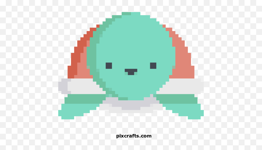 Zoo - Easy Waterfall Pixel Art Emoji,Turtle Emoticon Text
