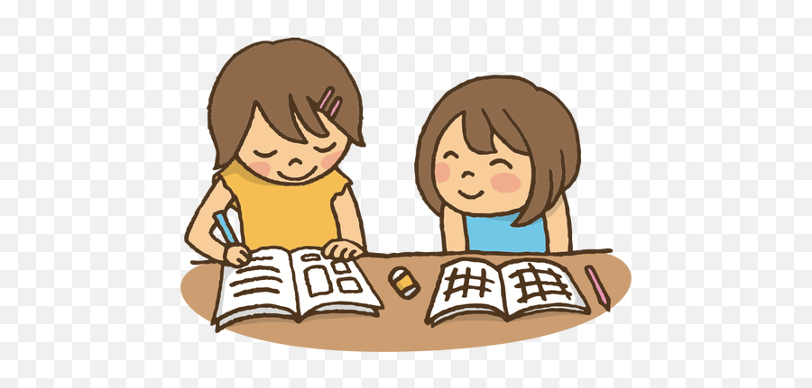 Studying Together - Study Clipart Emoji,Dancing Girls Emoji