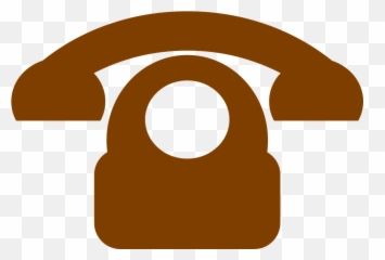 Free Dial Telephone Vectors - Brown Phone Icon Emoji
