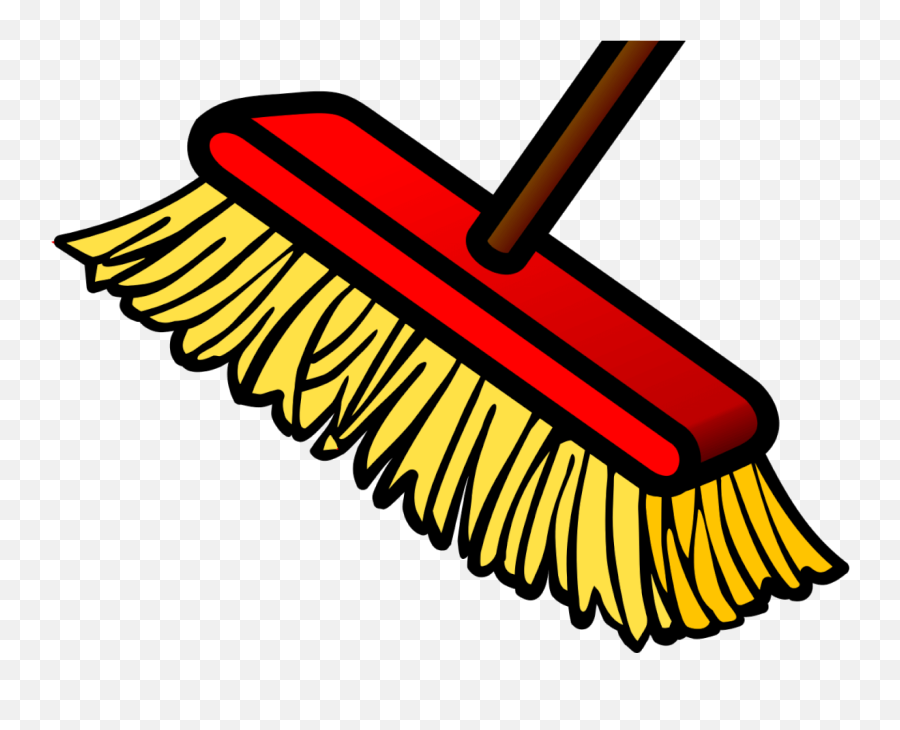 Mop Clipart Soft Broom Mop Soft Broom - Broom Clipart Black And White Emoji,Sweeping Broom Emoji