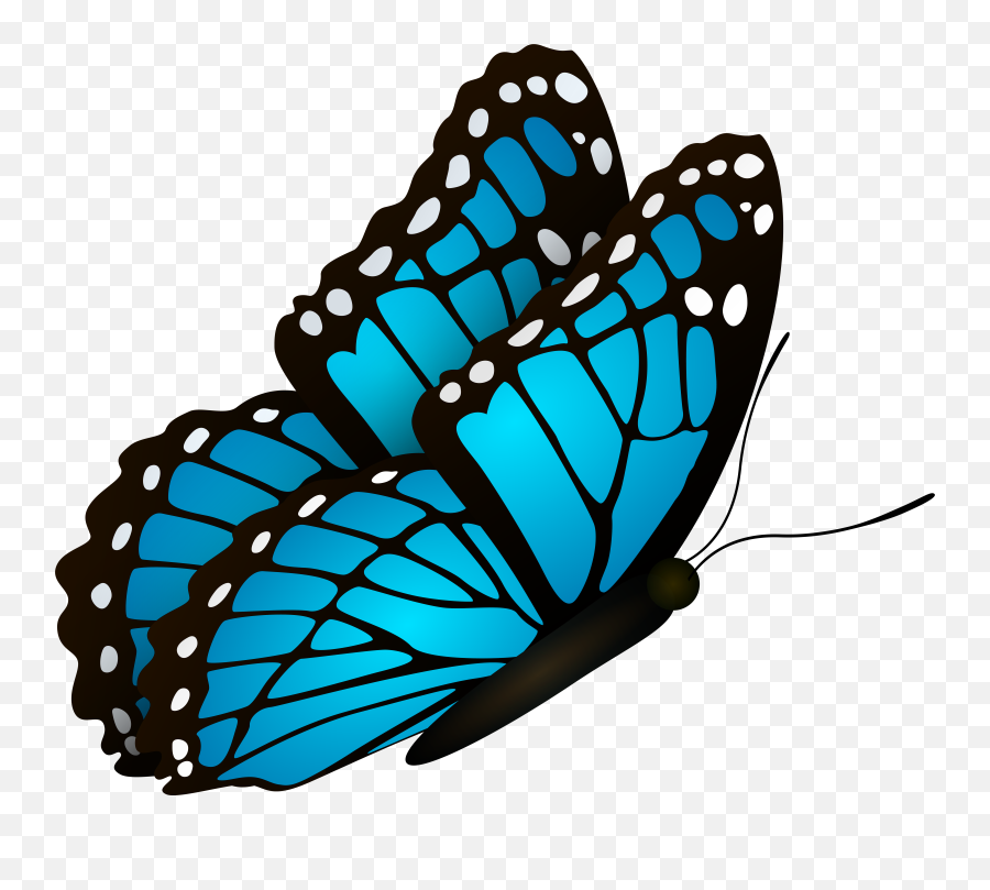 Blue Butterfly Clipart Emoji,Butterfly Emoji