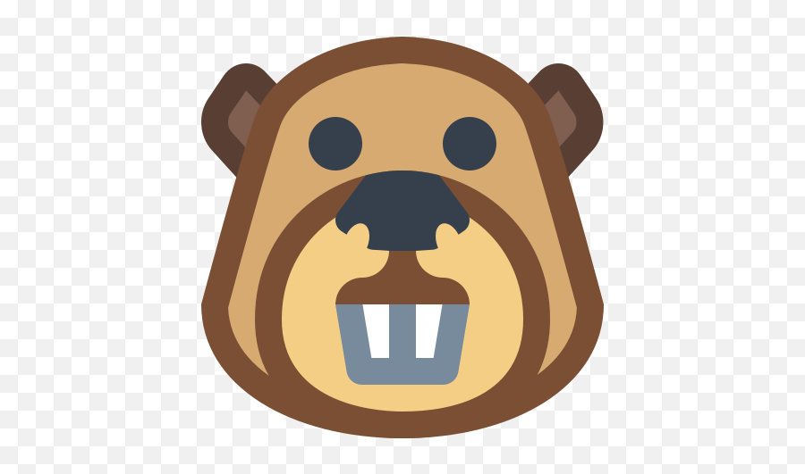Beaver Icon - Clip Art Emoji,Beaver Emoji