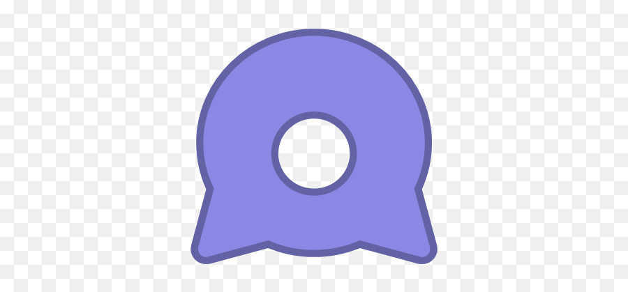Bot Eye Points Purple Round Virus Icon - Botcons Emoji,Purple Demon Emoji