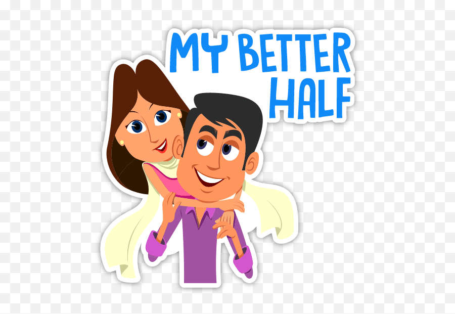 Couple Mushy Stickers - Better To Be Yourself Quotes Emoji,Half Smile Emoji