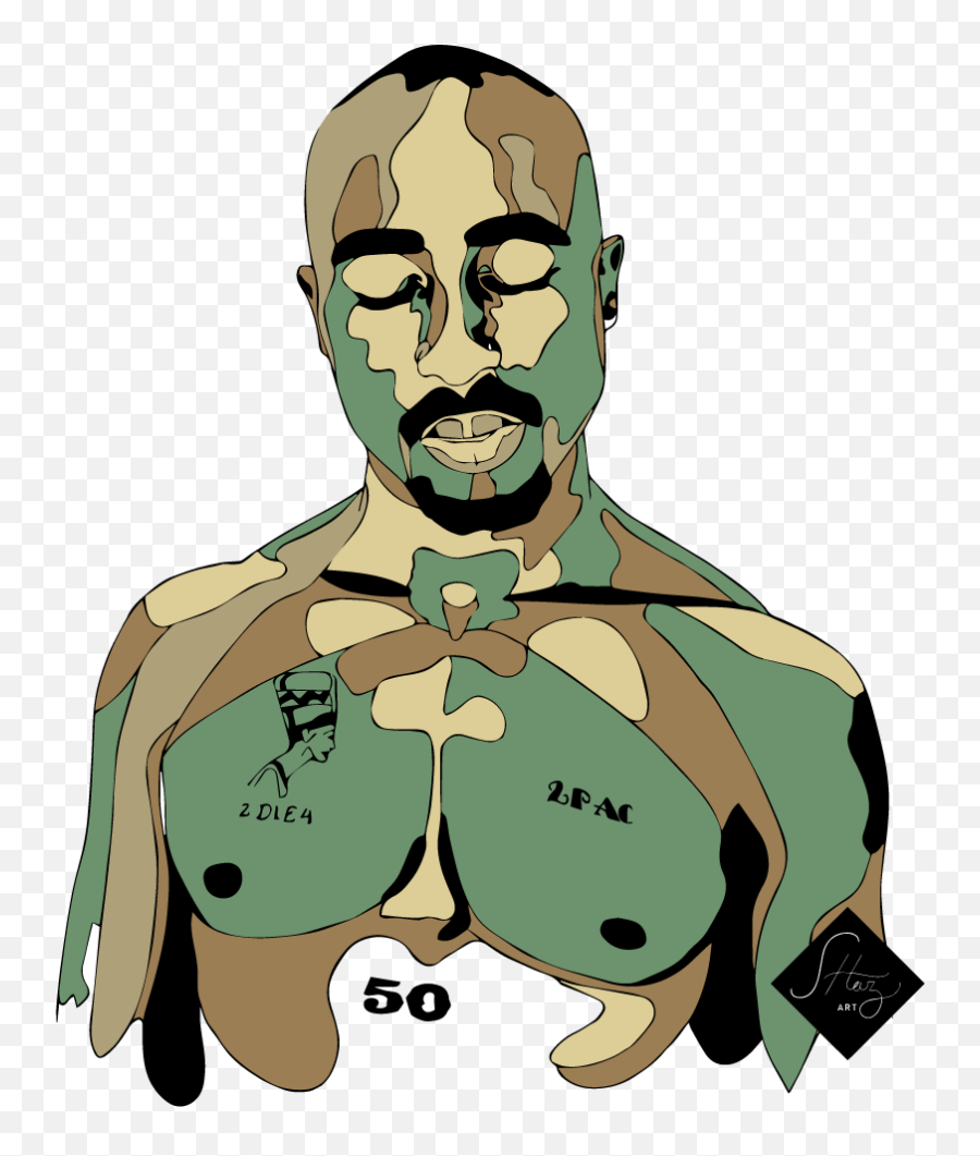 9 Tupac Shakur Clipart Rapper Free Clip Art Stock - Cartoon Tupac Emoji,Rap Emoji