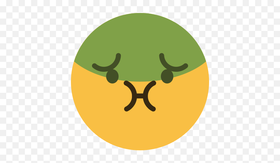 Emoji Emotion Face Feeling Puke Icon - Circle,31 Cool New Emojis