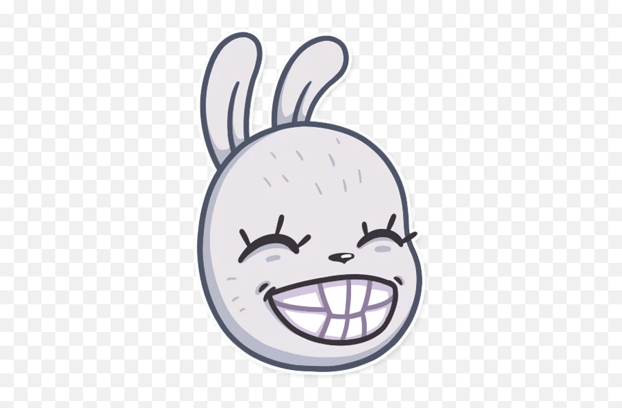 Not Your Bunny - Telegram Sticker Not Your Bunny Telegram Emoji,Bunny Emoticon