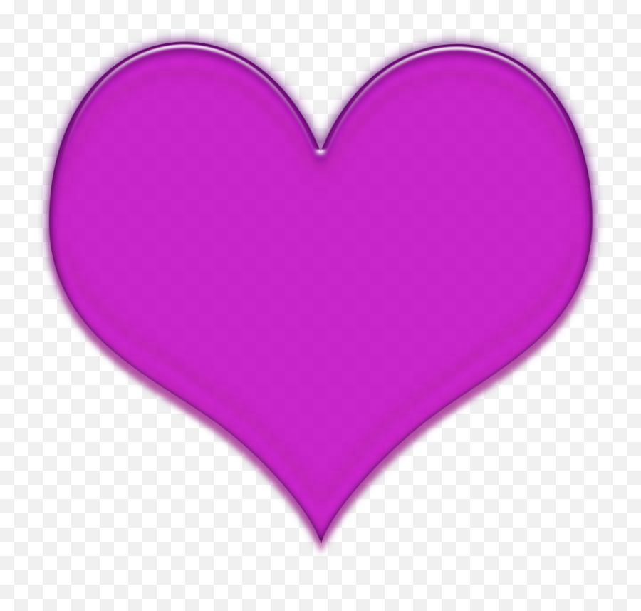 Purple Heart Emoji - Purple Heart Clipart,Pink Heart Emoji Png