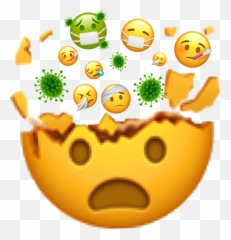 Coronavirus Corona Emoji Iphone Sticker - Happy,Elmo Emoji