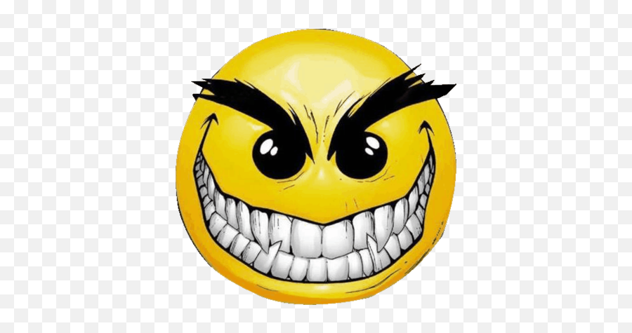 Free Evil Smiley Psd Vector Graphic - Horrible Smile Emoji,Evil Emoticon