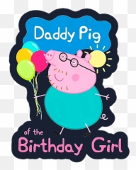 Ftestickers Daddy Pig Piglove Pigs - Mummy Pig Of The Birthday Girl Emoji,Daddy Emoji