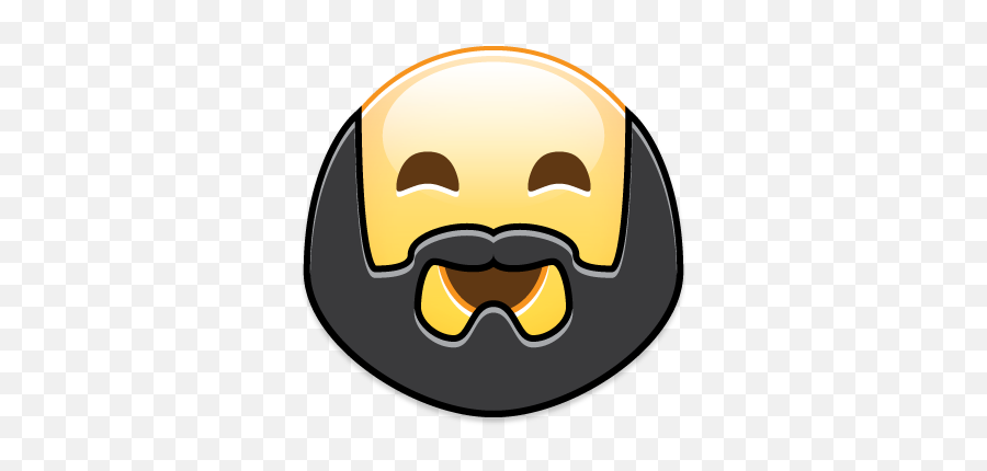 Emoji Jason Morgado Art - Emoji With Beard Mustache,Mustache Emoji