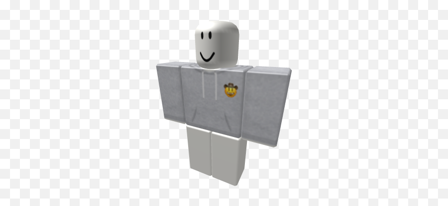 Gray Cowboy Emoji Hoodie - Grey Champion Roblox,Emoji Apparel