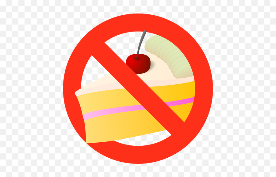 No Cake Sign - Not Allowed Sign Png Emoji,Capricorn Symbol Emoji