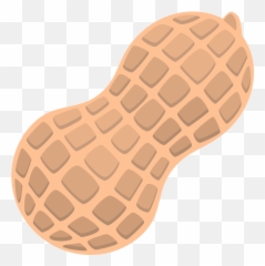 Emojione 1f95c - Free Vector Peanut Svg Emoji,Brown Square Emoji
