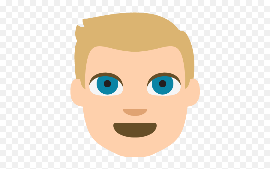 Person With Blond Hair Medium Light Skin Tone Emoji Emoticon - Blonde Guy Emoji,Person Emoji