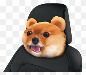 Headrest Pillows - Companion Dog Emoji,Shifty Eyes Emoji
